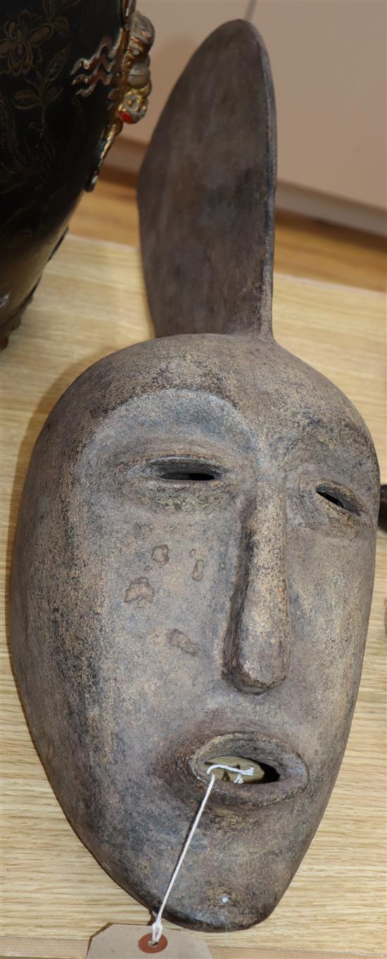 An African Dogon Tribe Marley hardwood mask